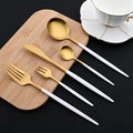 30pcs Stainless Steel Cutlery Set – Fork, Spoon & Knife Dinnerware Set